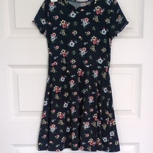Knitworks Navy Floral Kids Dress